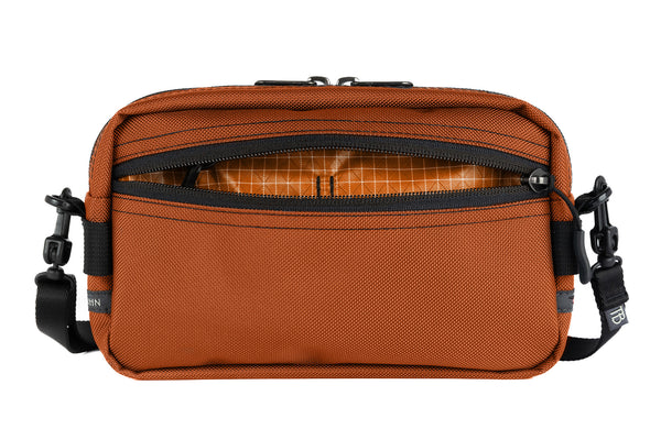 A Side Effect in Mars Red 630 Ballistic with Zest (orange with white grid) 200 Halcyon interior.